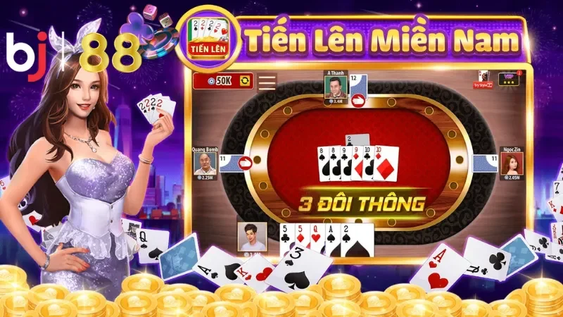 Game đánh bài online đổi tiền mặt Tiến Lên thú vị